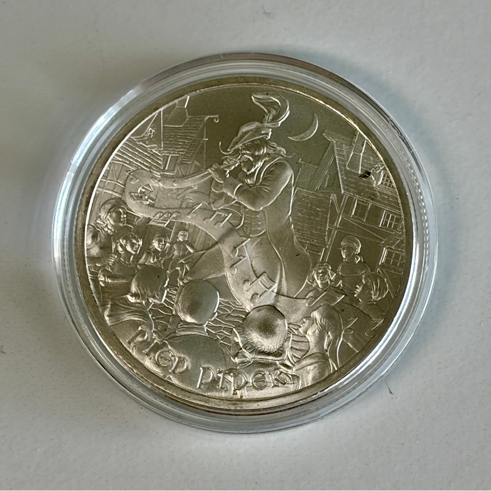 Pied Piper 1 oz .999 Silver Round – Medieval Legends – BU – In Capsule